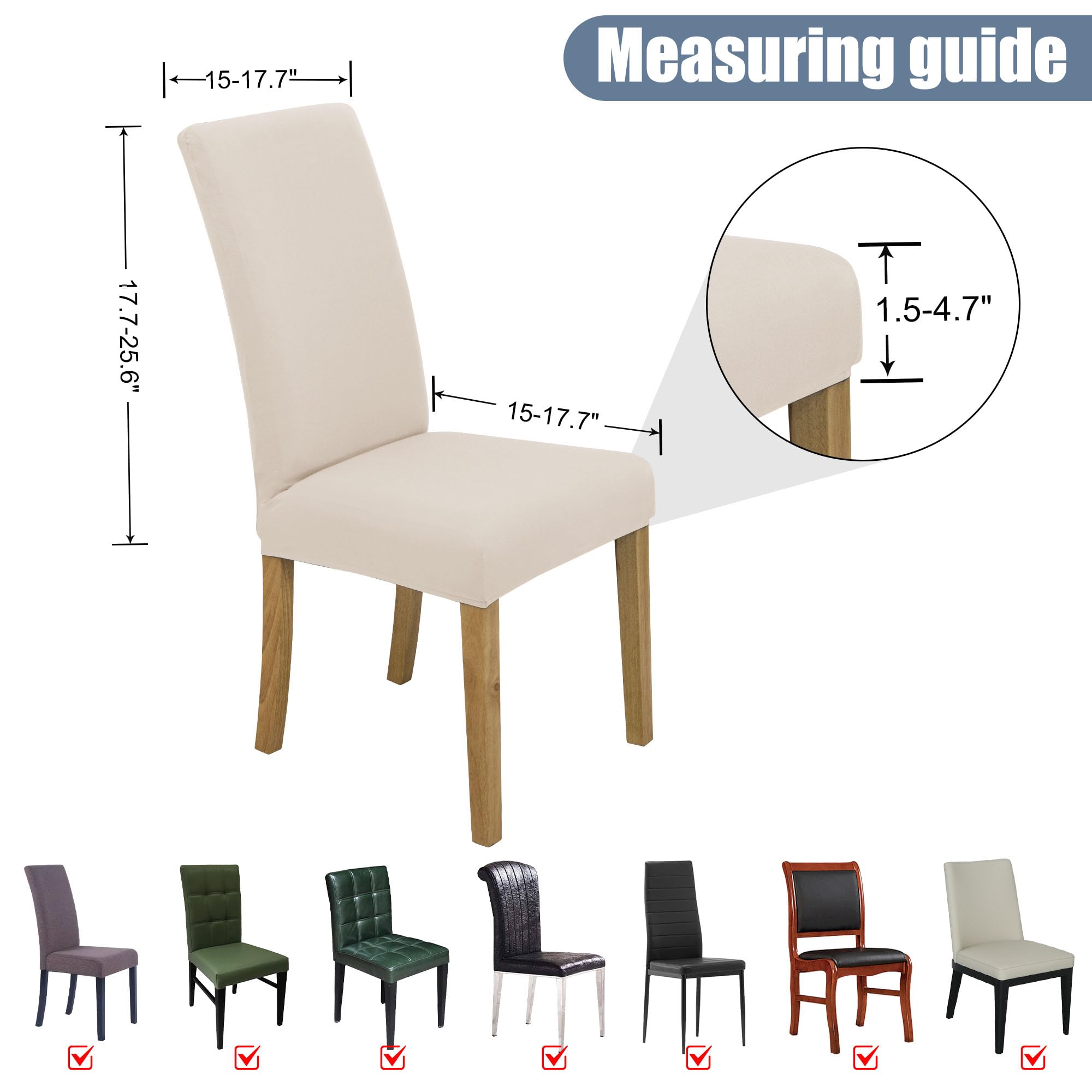 BIETYONE printed dining chair slipcover offers vibrant style suited to seasonal home updates