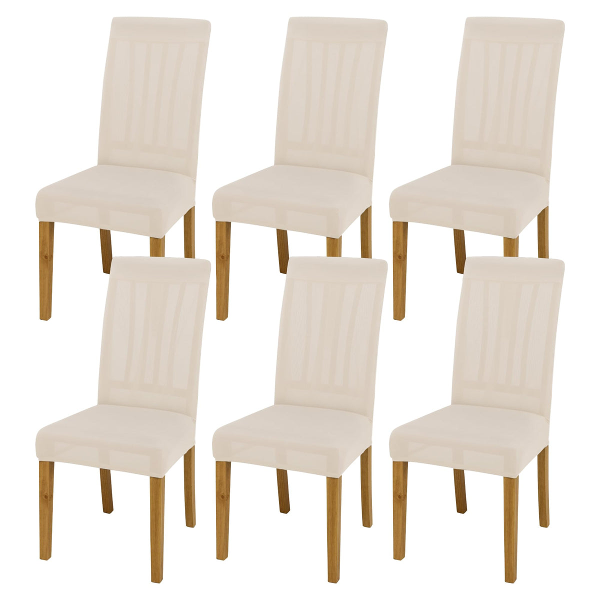 BIETYONE stretch parsons chair cover provides a secure, chair-protecting fit for everyday dining