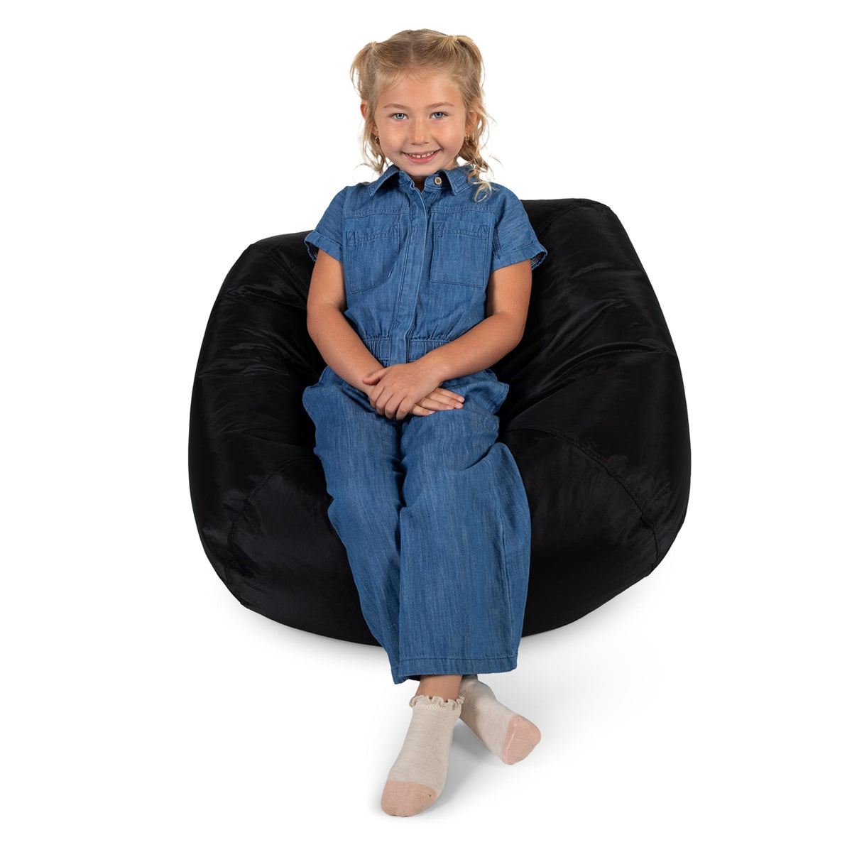 Big Joe Classic bean bag chair for kids room, soft seating for playtime