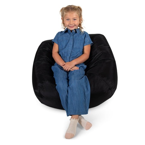Big Joe Classic bean bag chair for kids room, soft seating for playtime