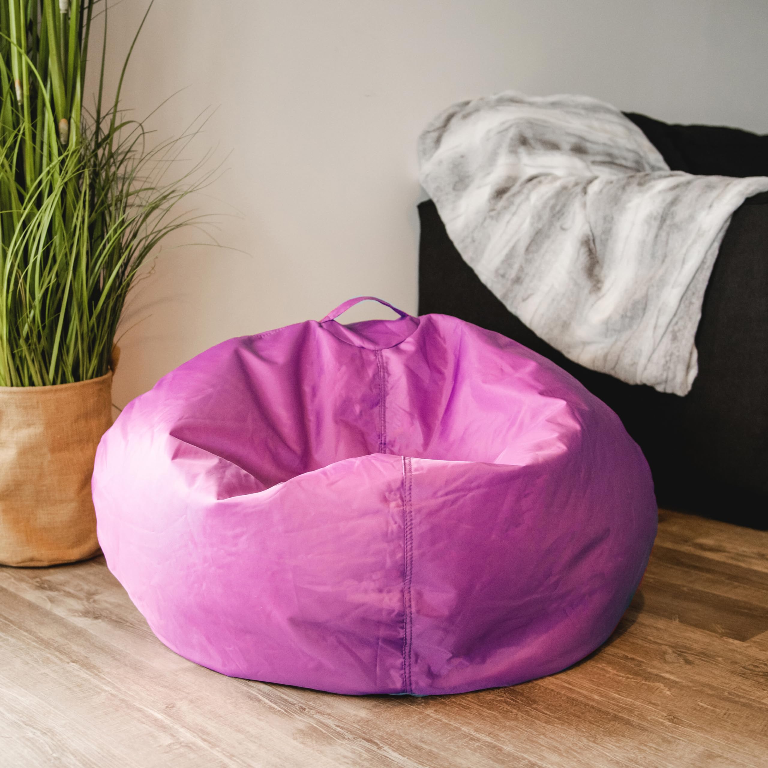 Big Joe Classic bean bag chair with spill-resistant material for daily play