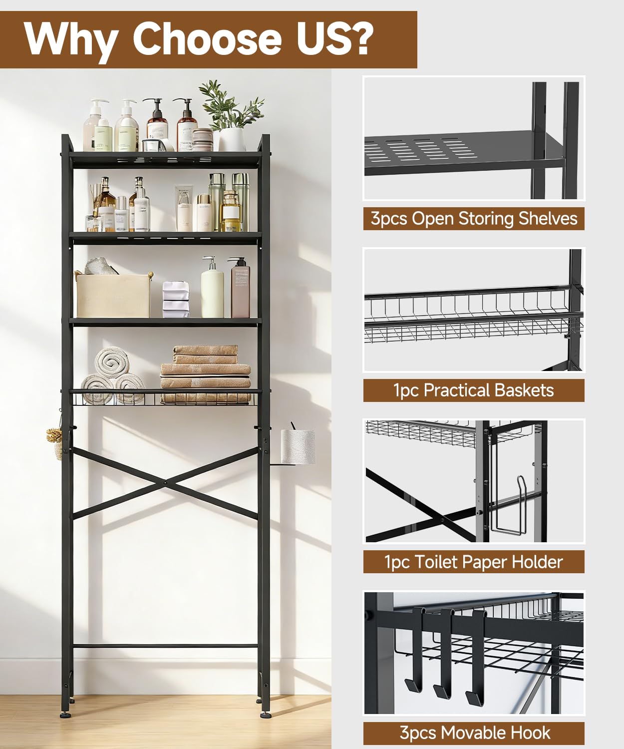 BIGITTA X-frame design provides wobble-free stability and safety.