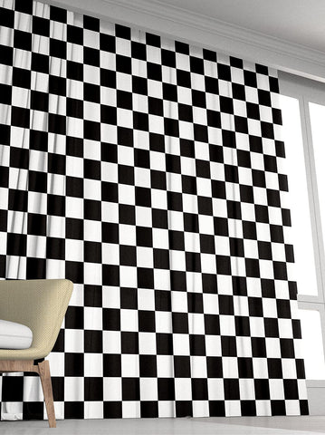 BigLixhgg living-room drapes in black-white pattern boost mood and decor