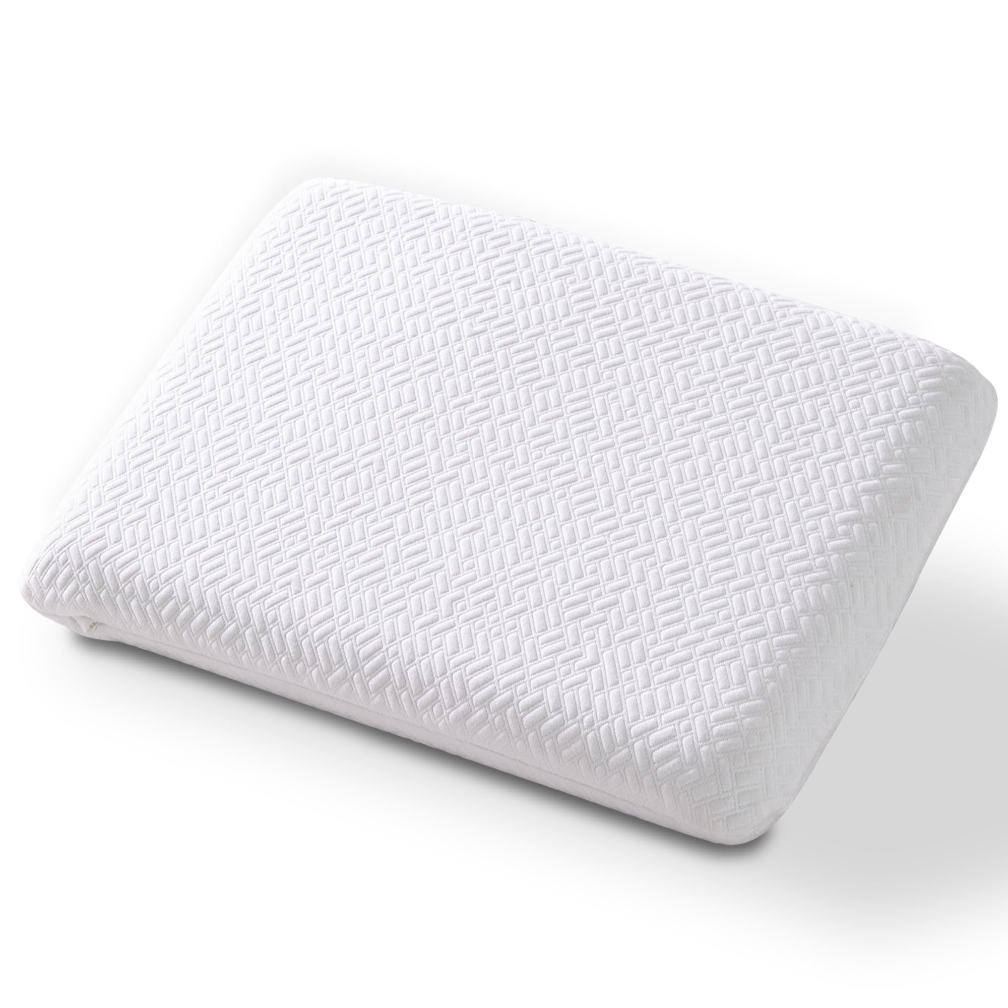 Bigpawl Ultra Thin Pillow shows 2.75 inch height for neck support and spinal alignment.