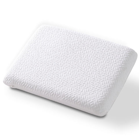 Bigpawl Ultra Thin Pillow shows 2.75 inch height for neck support and spinal alignment.