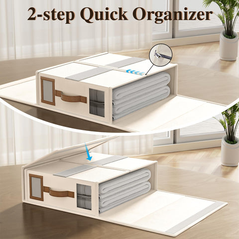 BigPonPon dust-proof moisture-proof bedding organizer protects linen