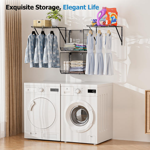 BigPonPon space-saving organization fits tight laundry areas and utility rooms