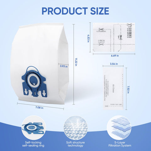 AirClean 3D filtration close-up for BIHARNT GN bags