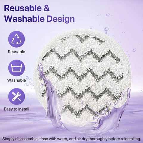 BIHARNT Dirt Grip pad for Shark S7001TGT supports versatile steam mop use.