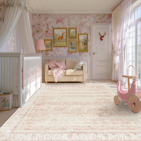 BILEEHOME pink floral boho design adds subtle style to spaces.