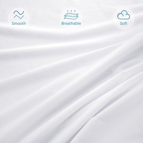 Biloban twin mattress protector six sided encasement provides full coverage for the box spring.