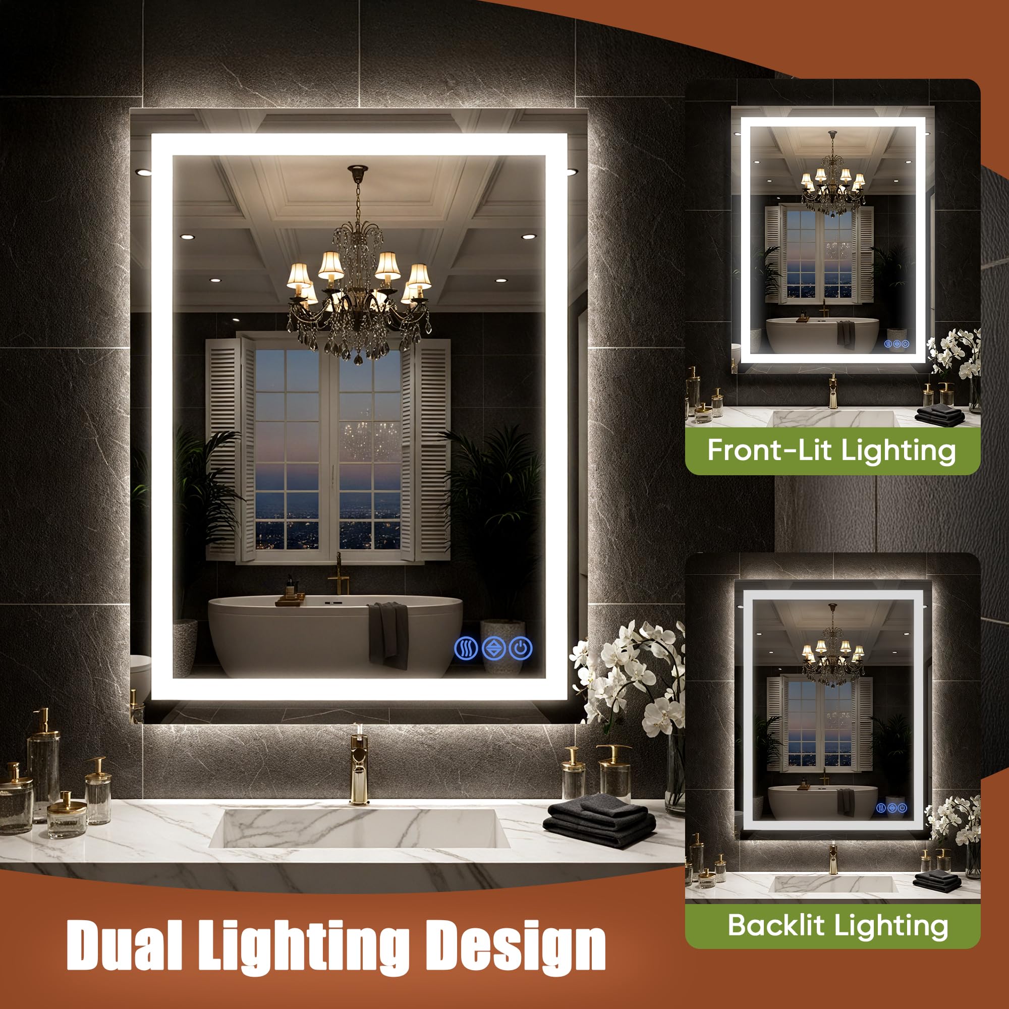 Bimno stepless dimming with three color temperatures for any mood.