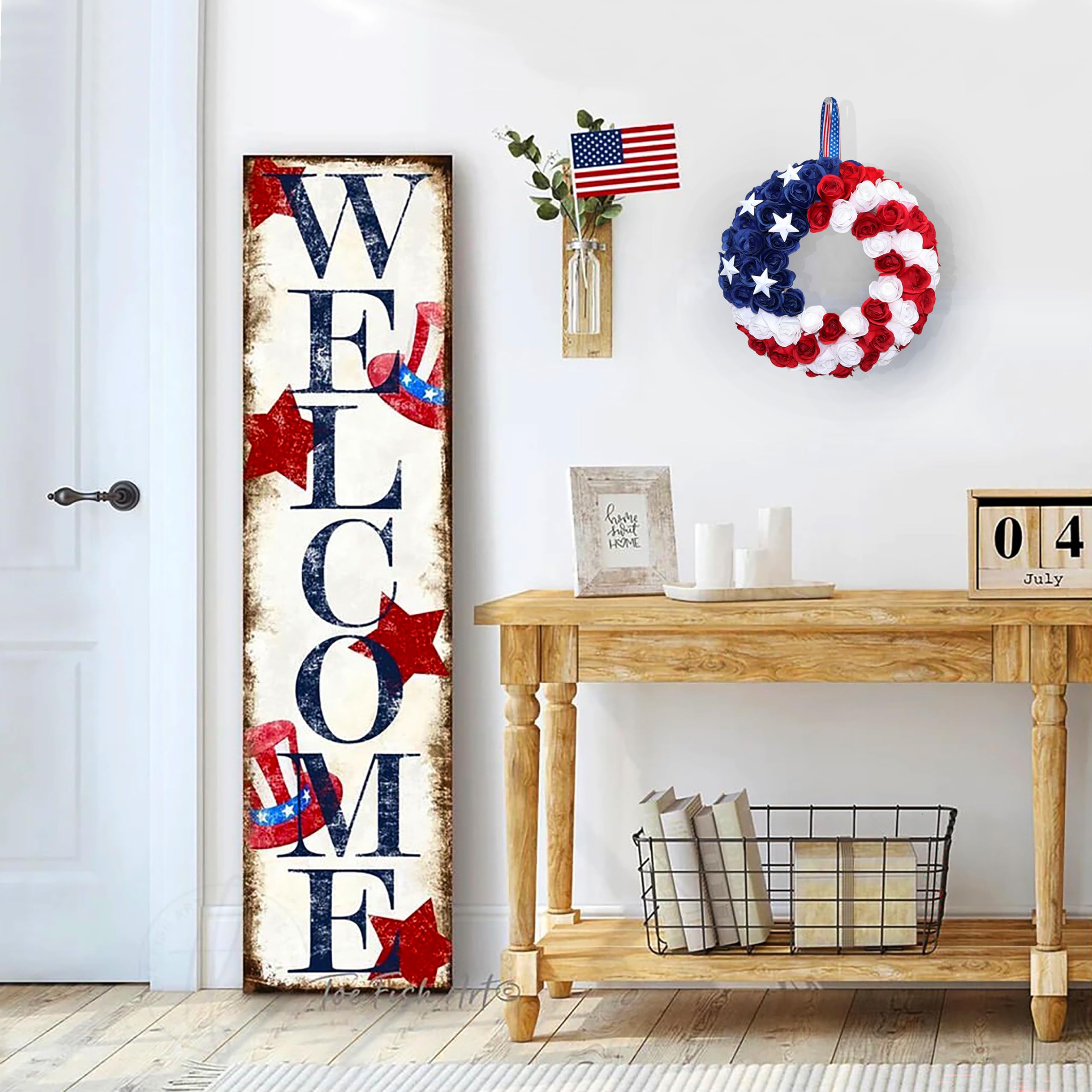 BINFEN Memorial and Independence Day decor suits porches and walls