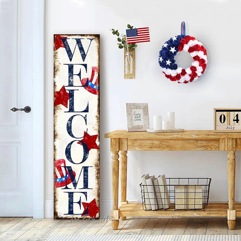 BINFEN Memorial and Independence Day decor suits porches and walls