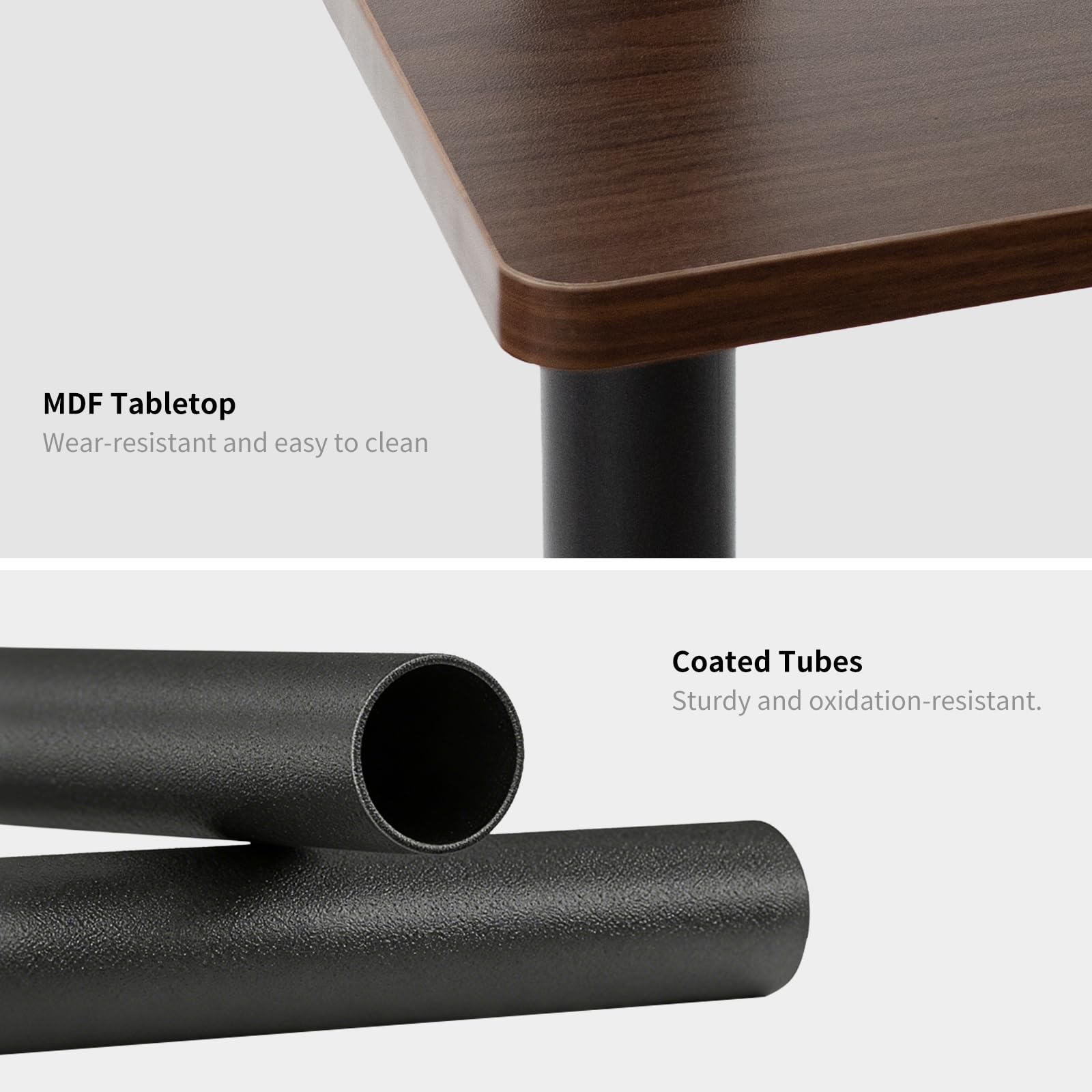 Bingyouth iron frame and wood shelf provide solid support and durability.