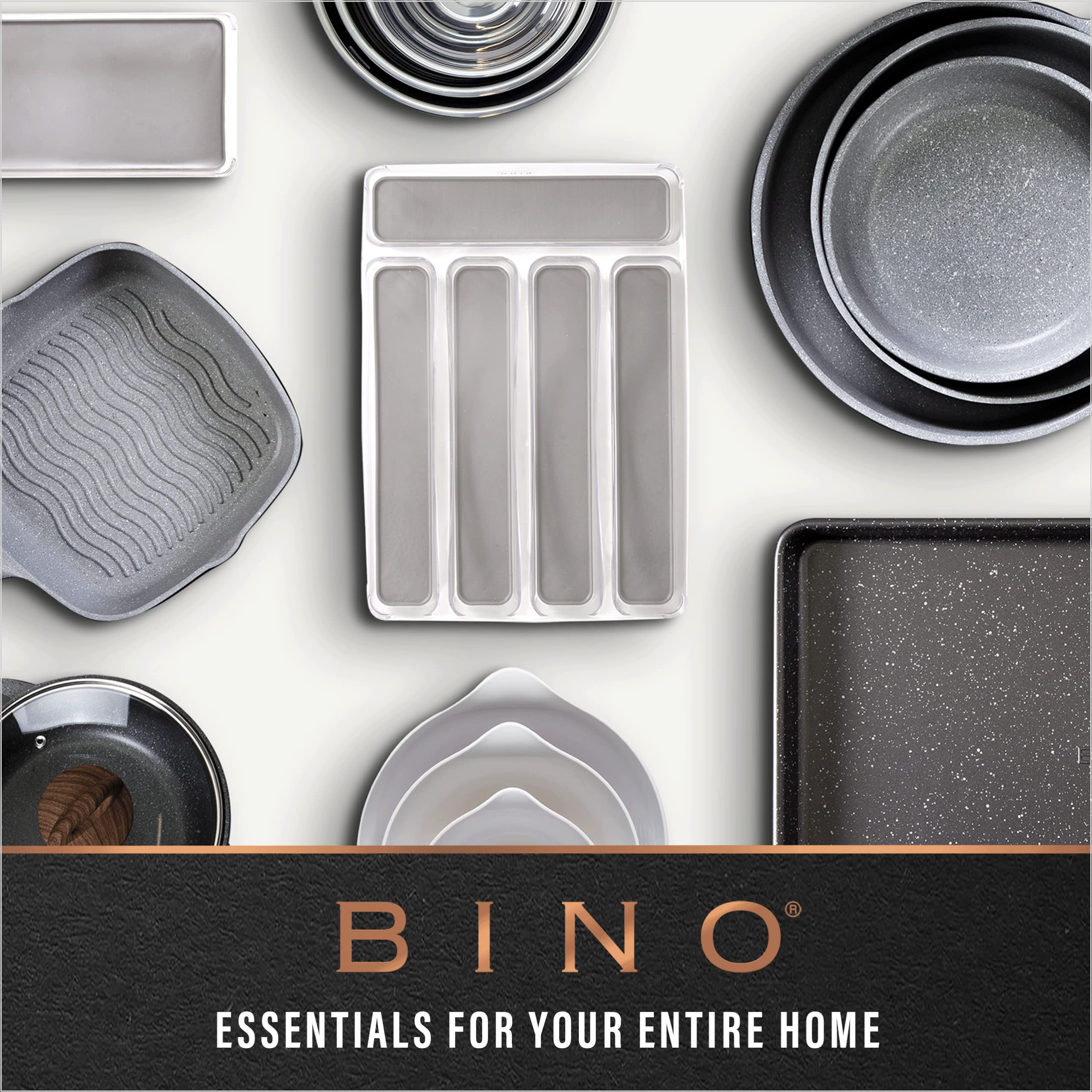 BINO Lucid bins are versatile for closets, toys, crafts, and decor.