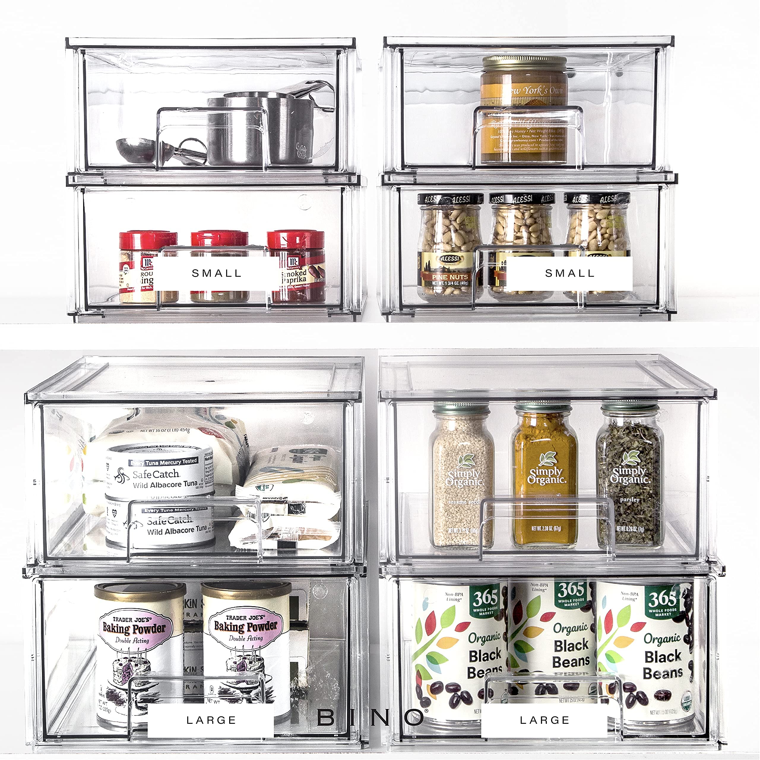 BINO multi-purpose storage drawer system supports clutter-free living