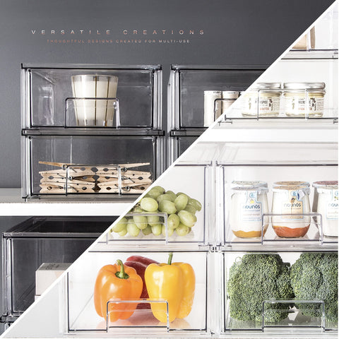 BINO BPA-free plastic drawers are durable and easy to wipe clean