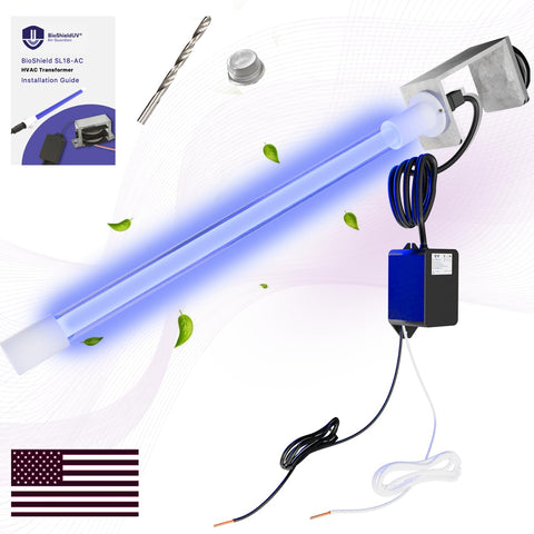 Mammoth BioShieldUV 18W duct magnetic mount for seamless HVAC integration.
