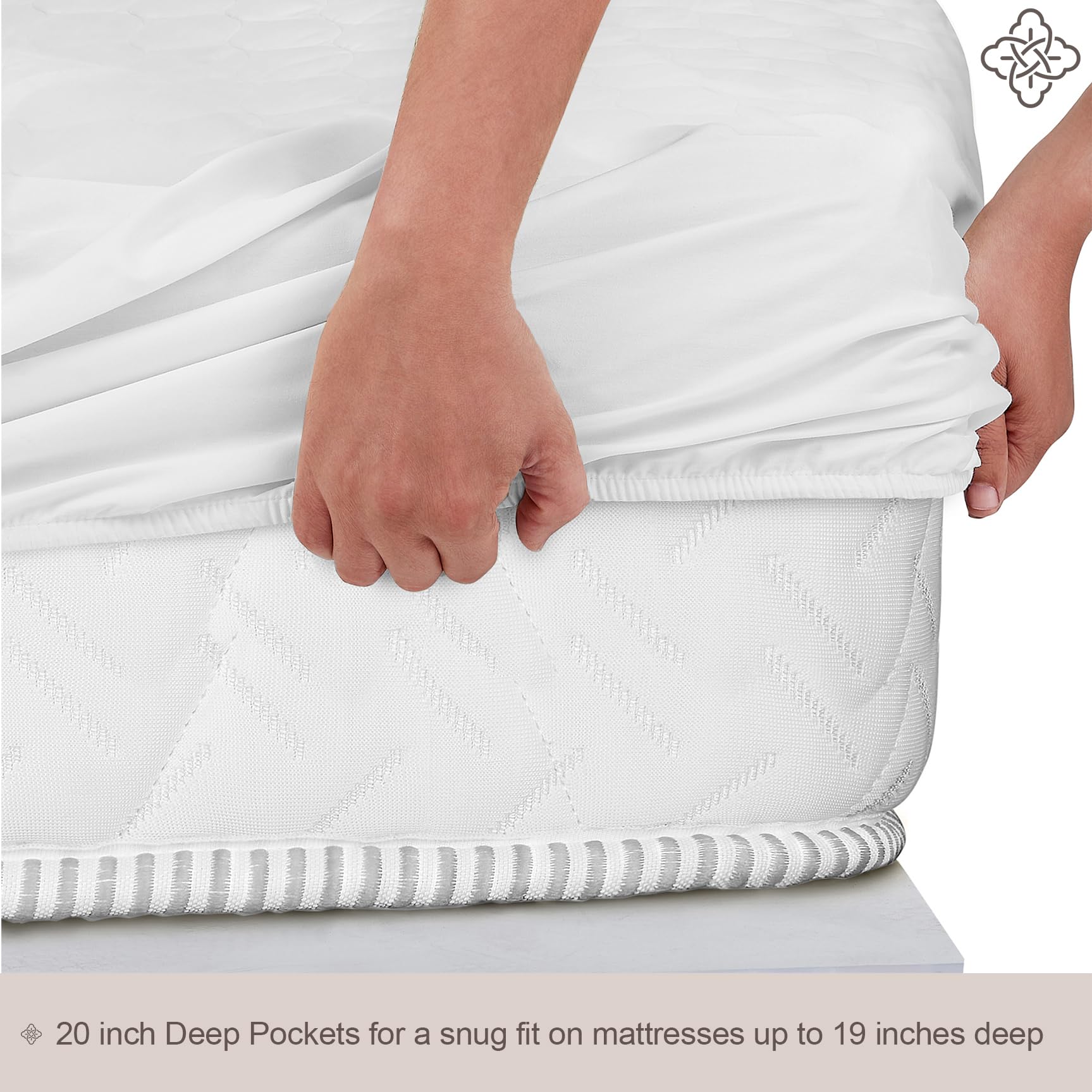 BIOWEAVES 300gsm organic cotton wadding provides breathable, plush comfort