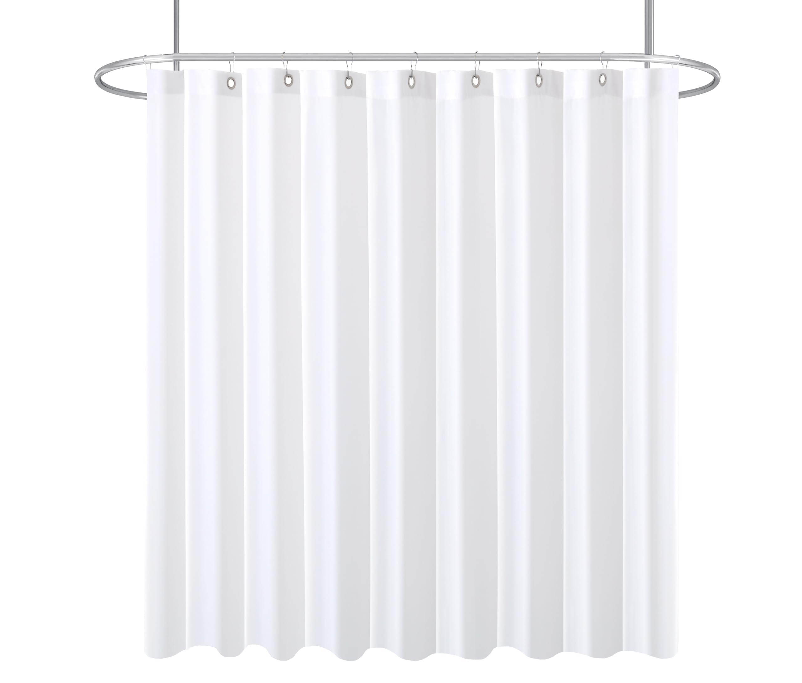 Biscaynebay fabric extra-wide liner for clawfoot tubs, white, 180x72, protects floors