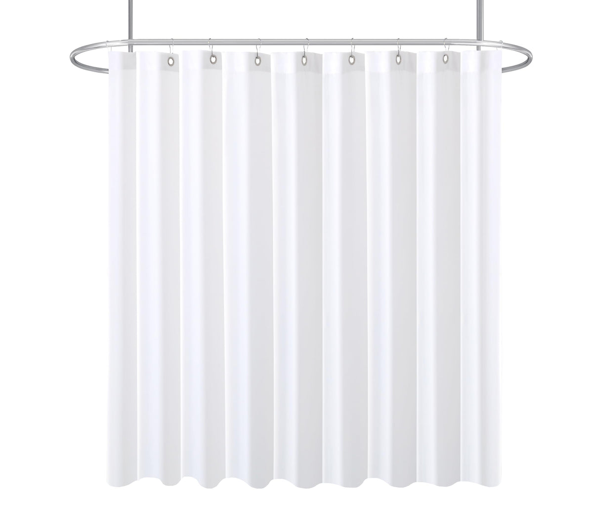 Biscaynebay fabric extra-wide liner for clawfoot tubs, white, 180x72, protects floors