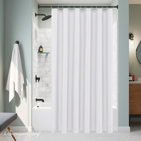 Biscaynebay hotel-quality protection for showers with a clean white finish