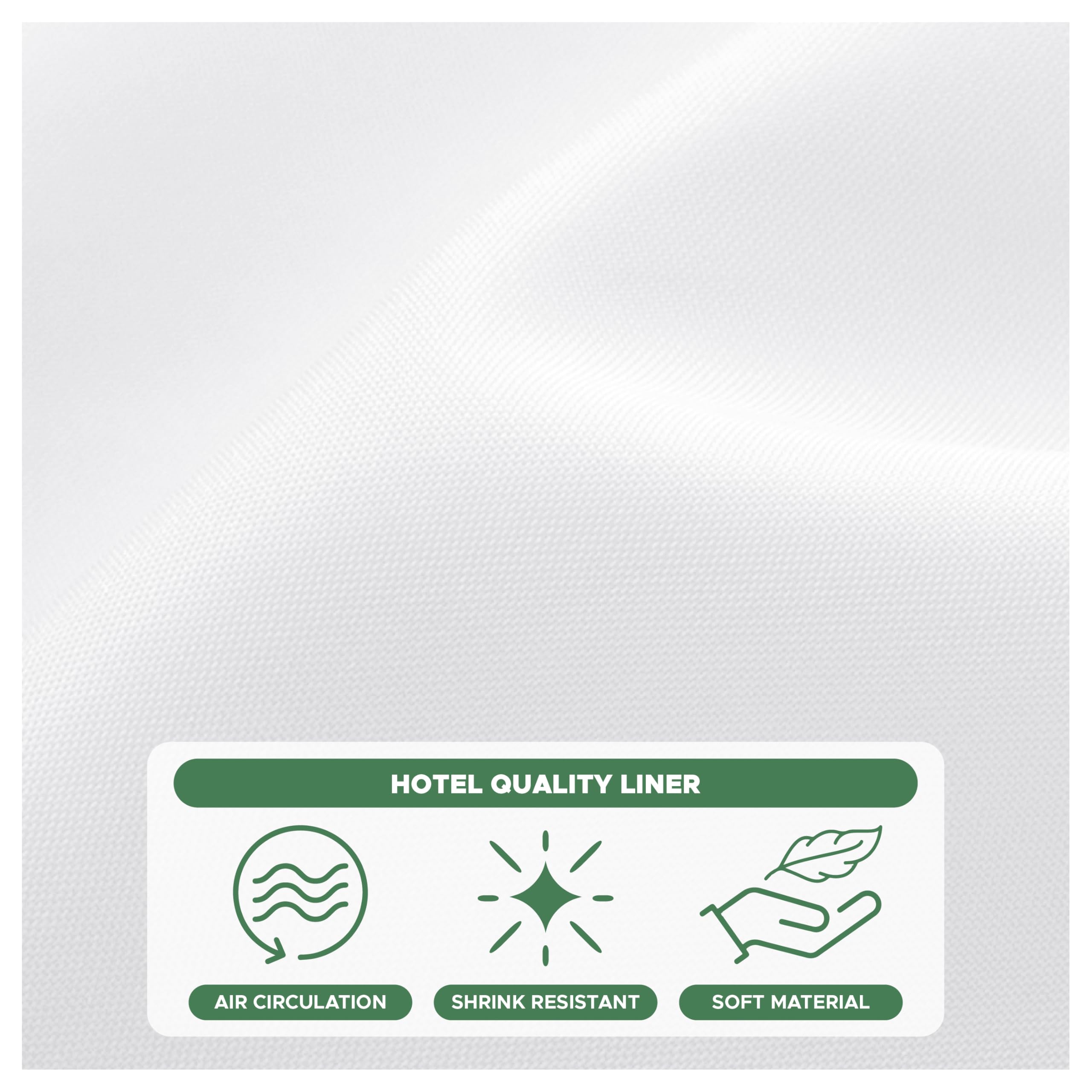 Biscaynebay machine-washable liner offers easy care and refresh