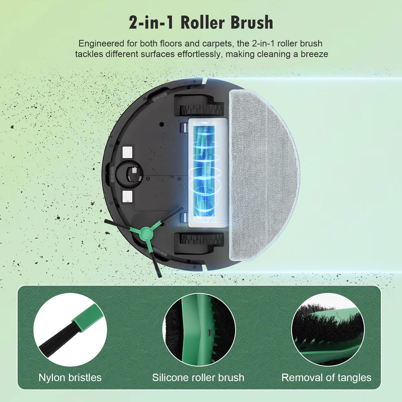 Bisenkud Roomba Q052 dust bags for secure debris containment