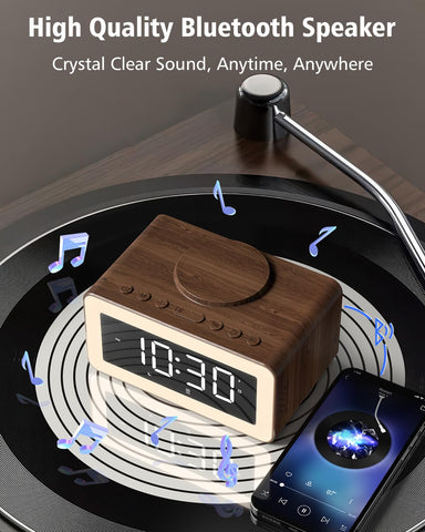 Biseoamz large snooze feature with a 9-minute option for gentle waking.