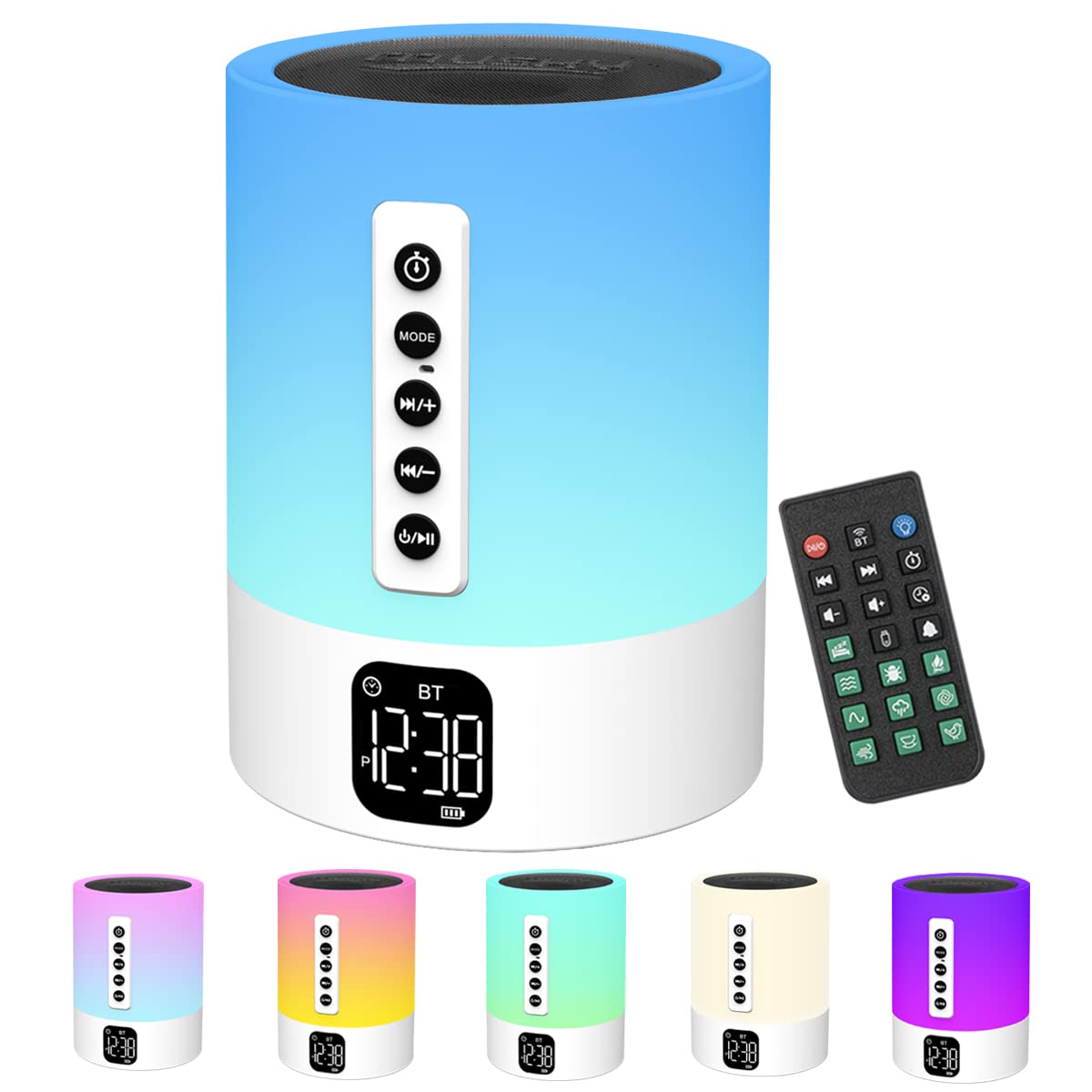 Biseoamz alarm clock Bluetooth speaker with clear sound for mornings