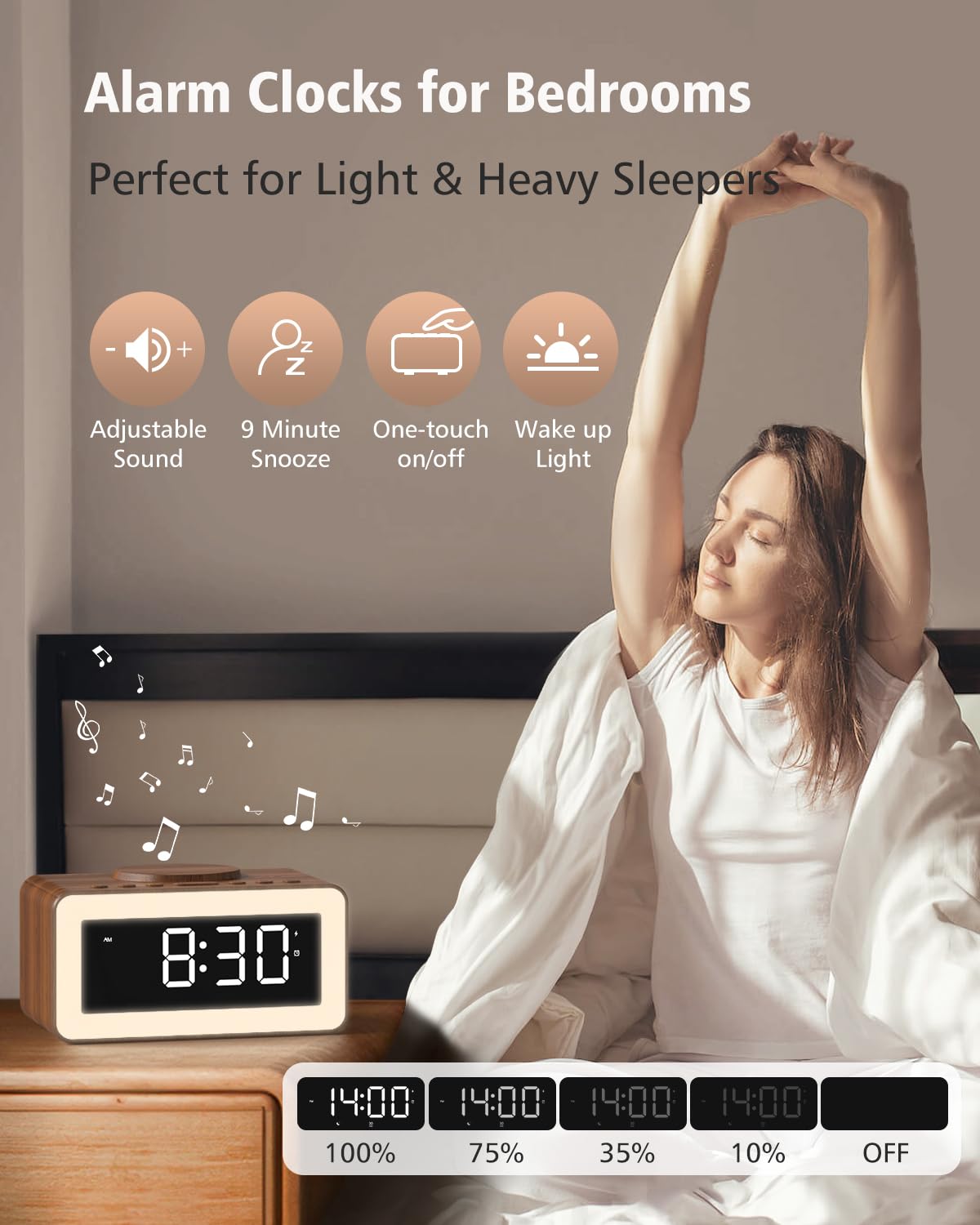 Biseoamz Bluetooth speaker delivers room-filling sound for music or calls.