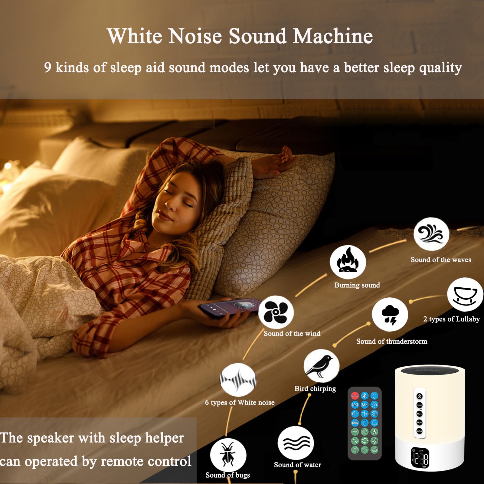 Biseoamz night light provides soft ambiance for bedrooms