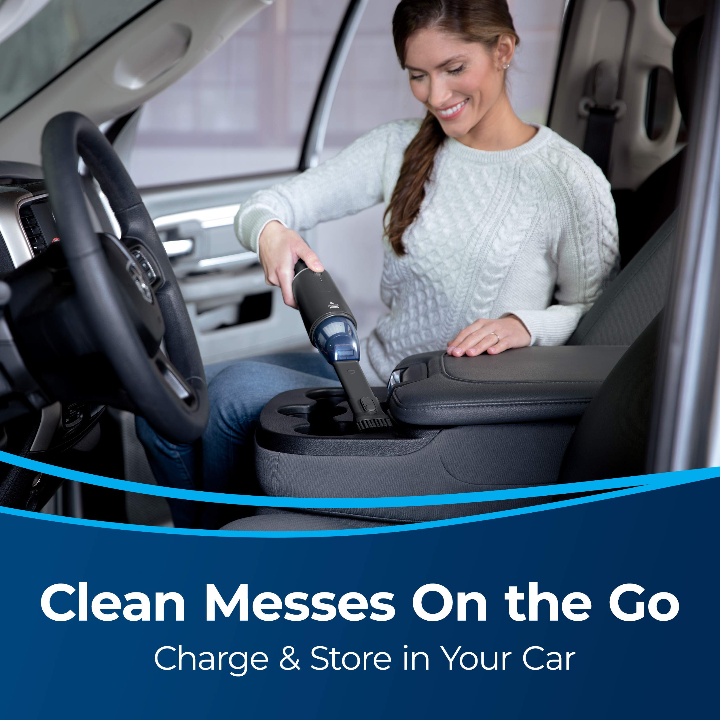 AeroSlim storage stand keeps tools organized and ready on the vacuum.