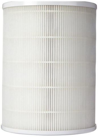 Close-up of BISSELL air180 HEPA and activated carbon layers for odor and particle capture.