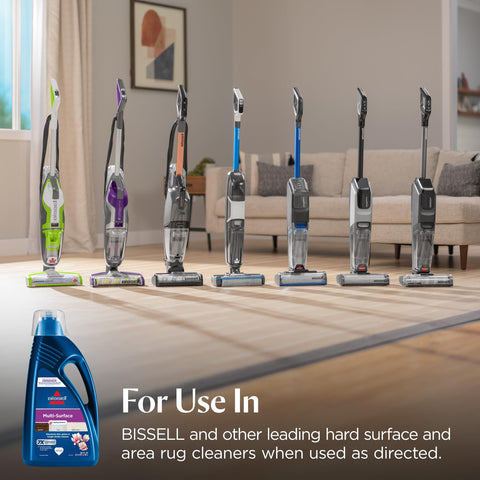 Bissell area rug refresh with spring breeze scent in action.