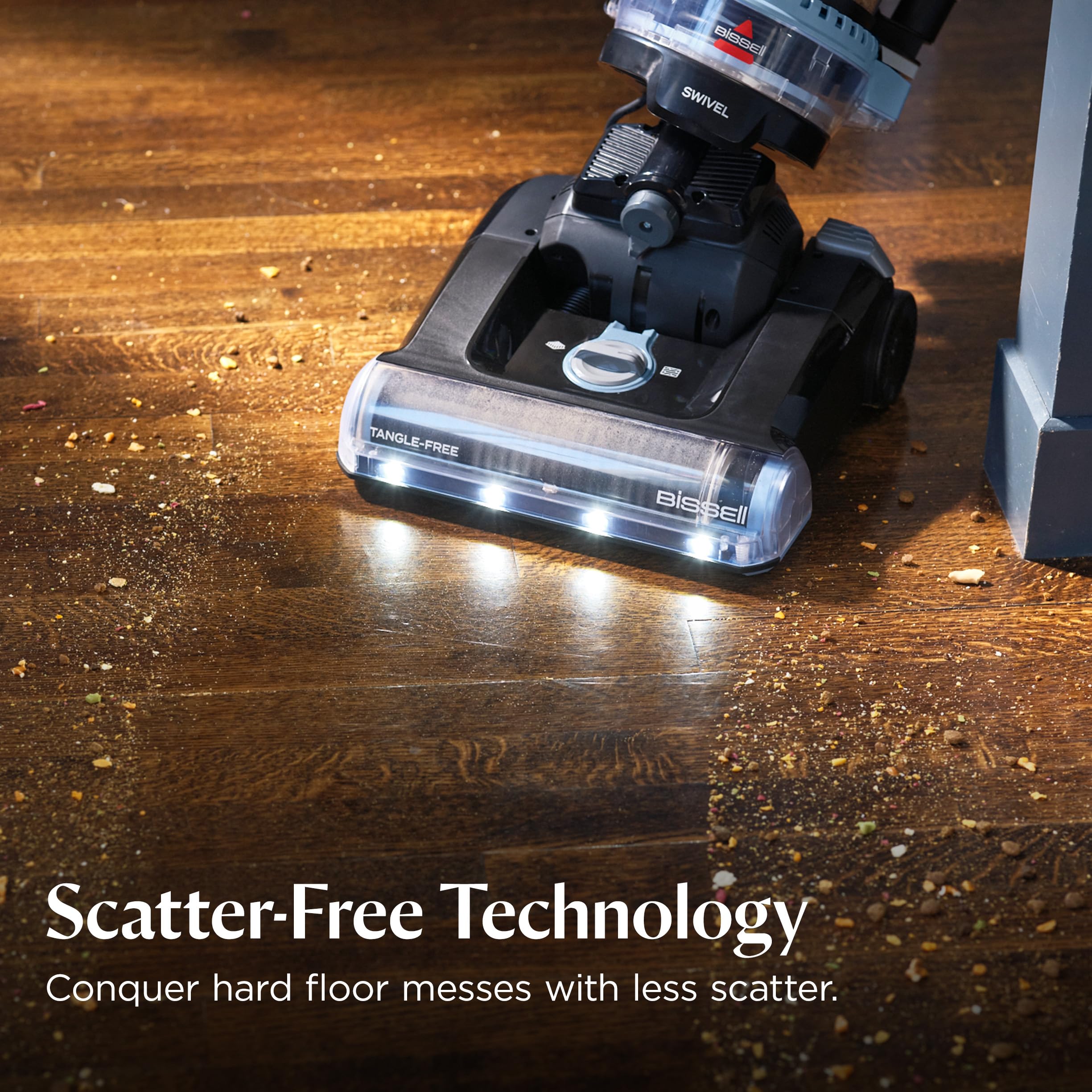 Bissell CleanView Max cleaning floors and carpets with pets