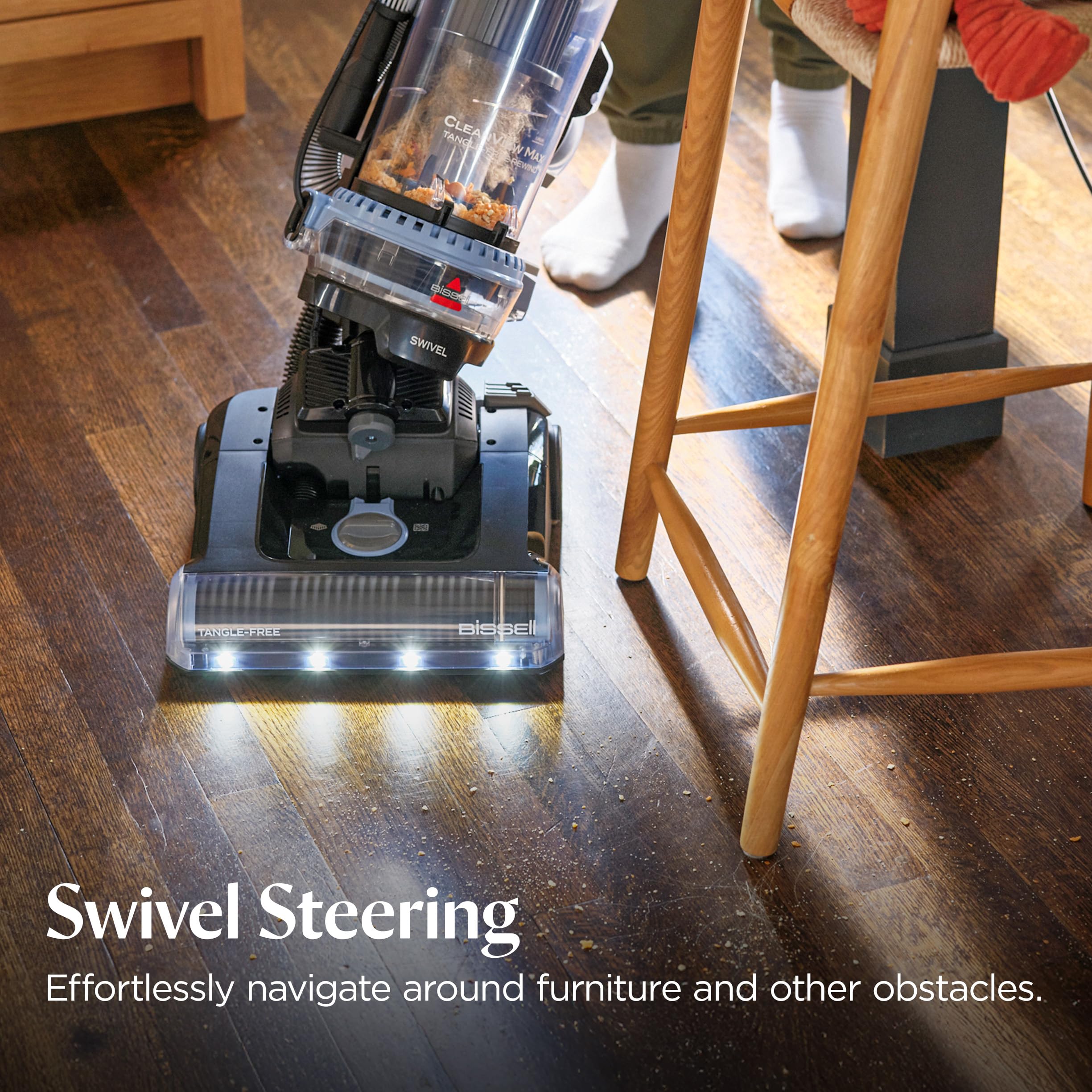 Bissell CleanView Max includes pet tools for fur in corners