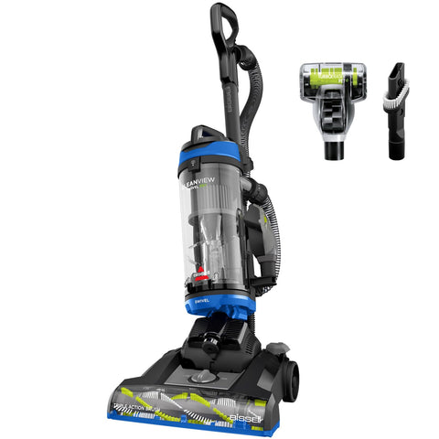 Bissell CleanView Swivel vacuum with brush-roll removes embedded pet hair from multiple surfaces.