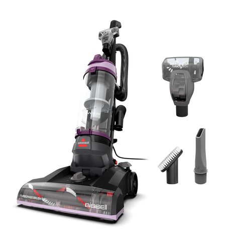 Bissell CleanView 4438 front view shows powerful suction for everyday messes