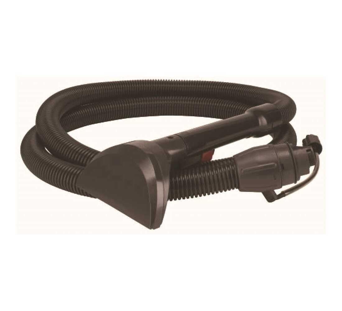 Bissell Commercial hose in black plastic for durability.