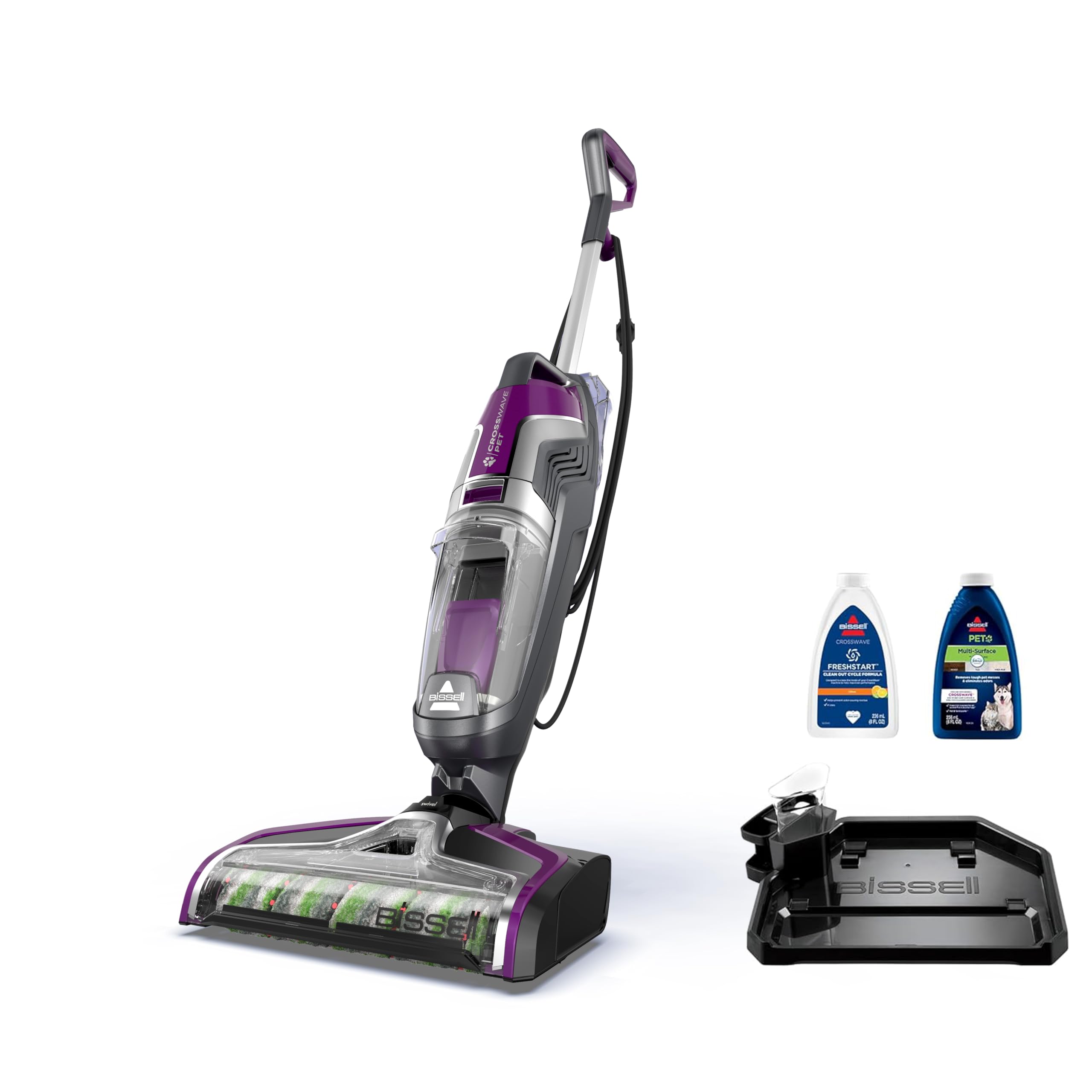 Bissell CrossWave Pet Pro cleans hard floors quickly and efficiently.