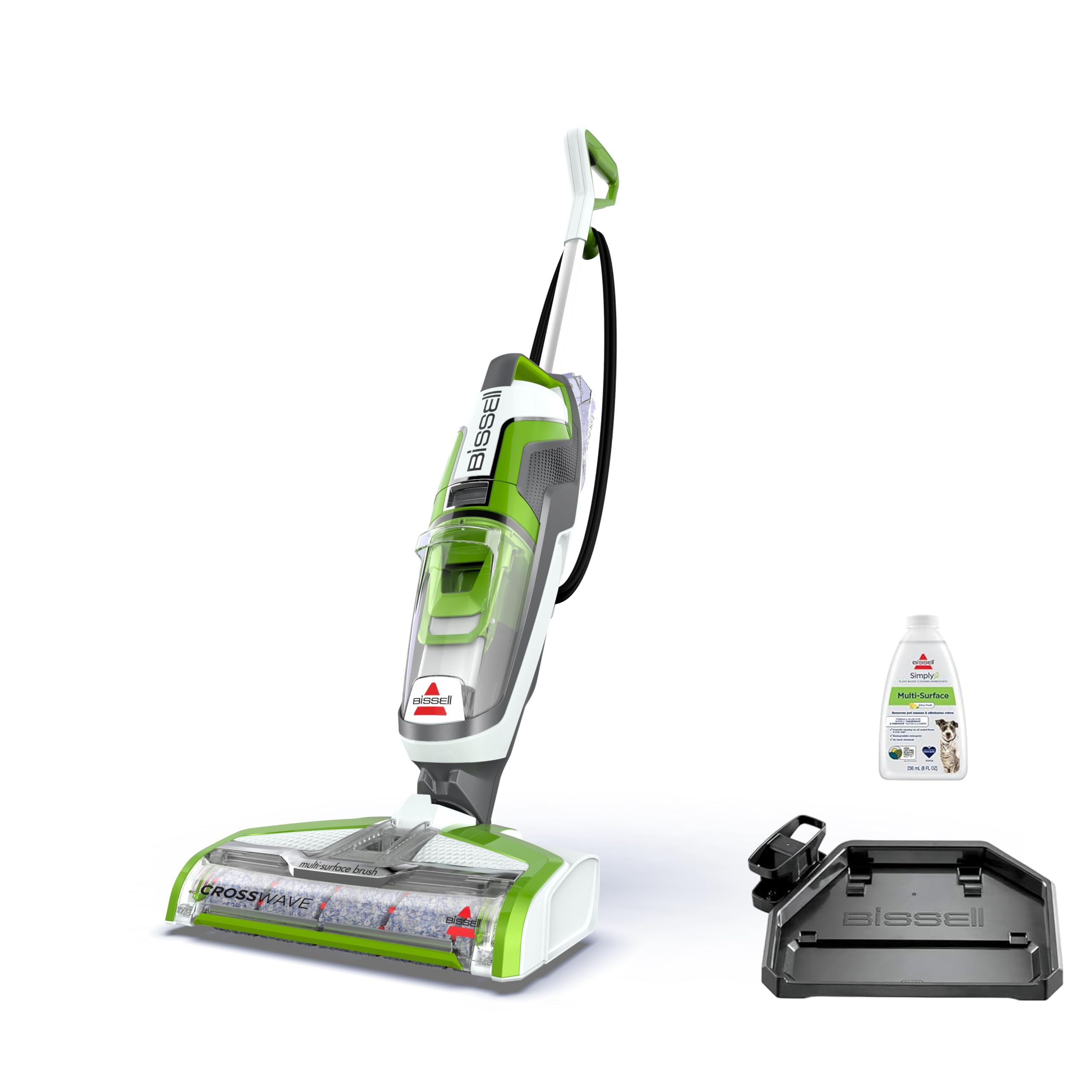 Bissell CrossWave Turbo vacuum-mop for fast all-in-one floor cleaning across surfaces.