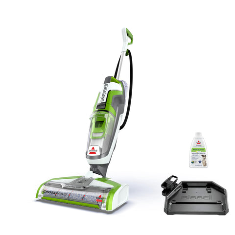 Bissell CrossWave Turbo vacuum-mop for fast all-in-one floor cleaning across surfaces.