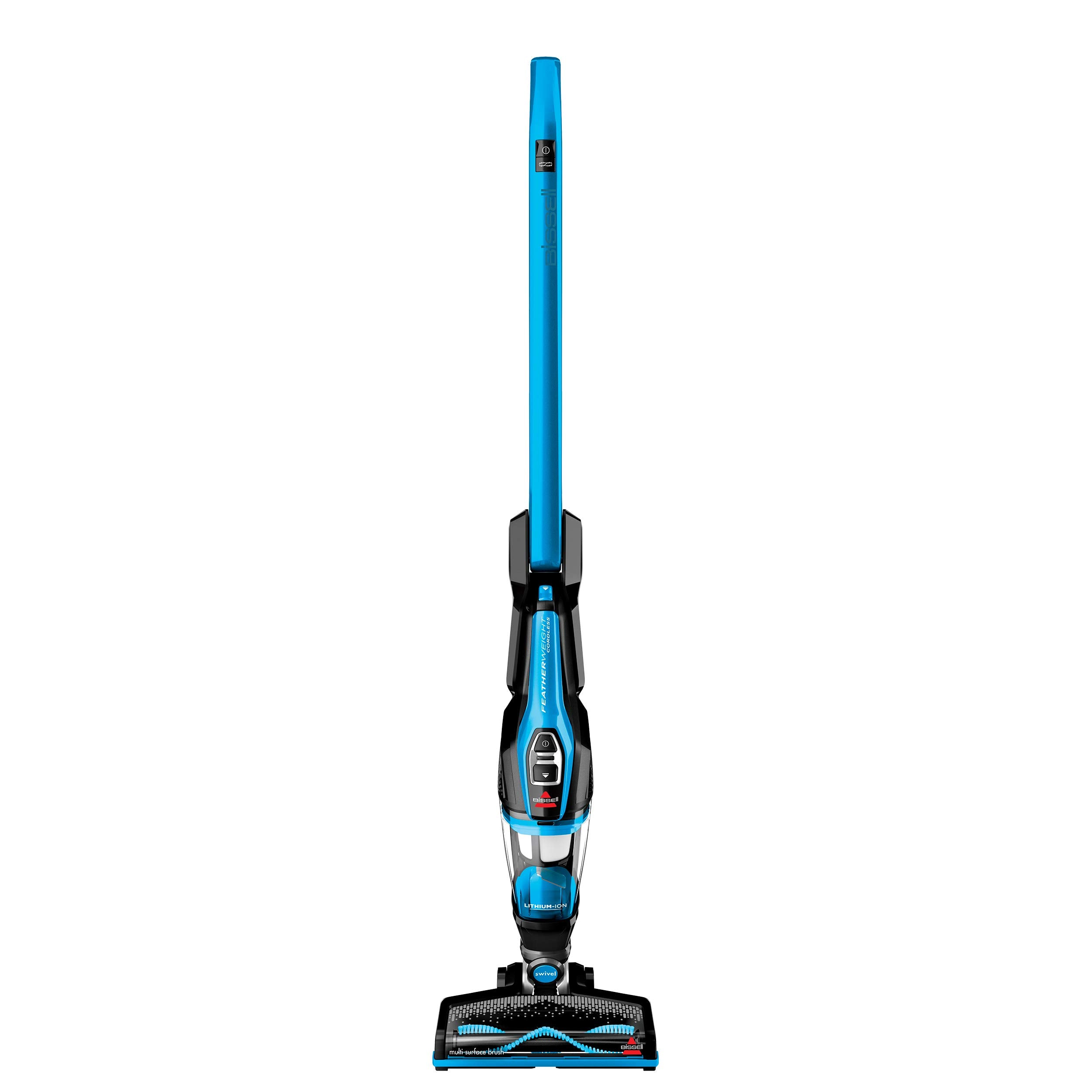 Bissell Featherweight cordless stick vacuum in electric blue for quick whole-room cleaning