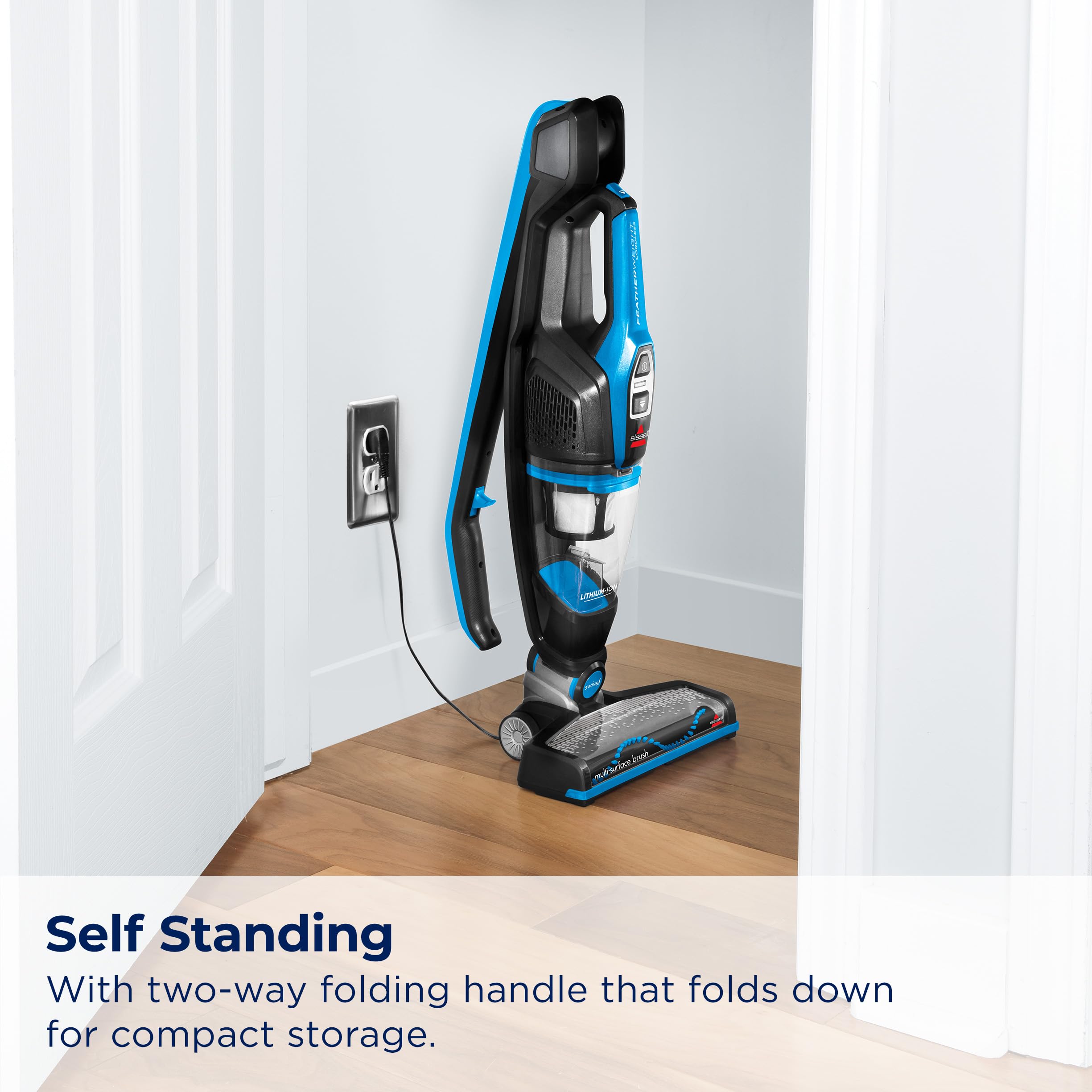 Includes crevice tool for tight corners and gaps