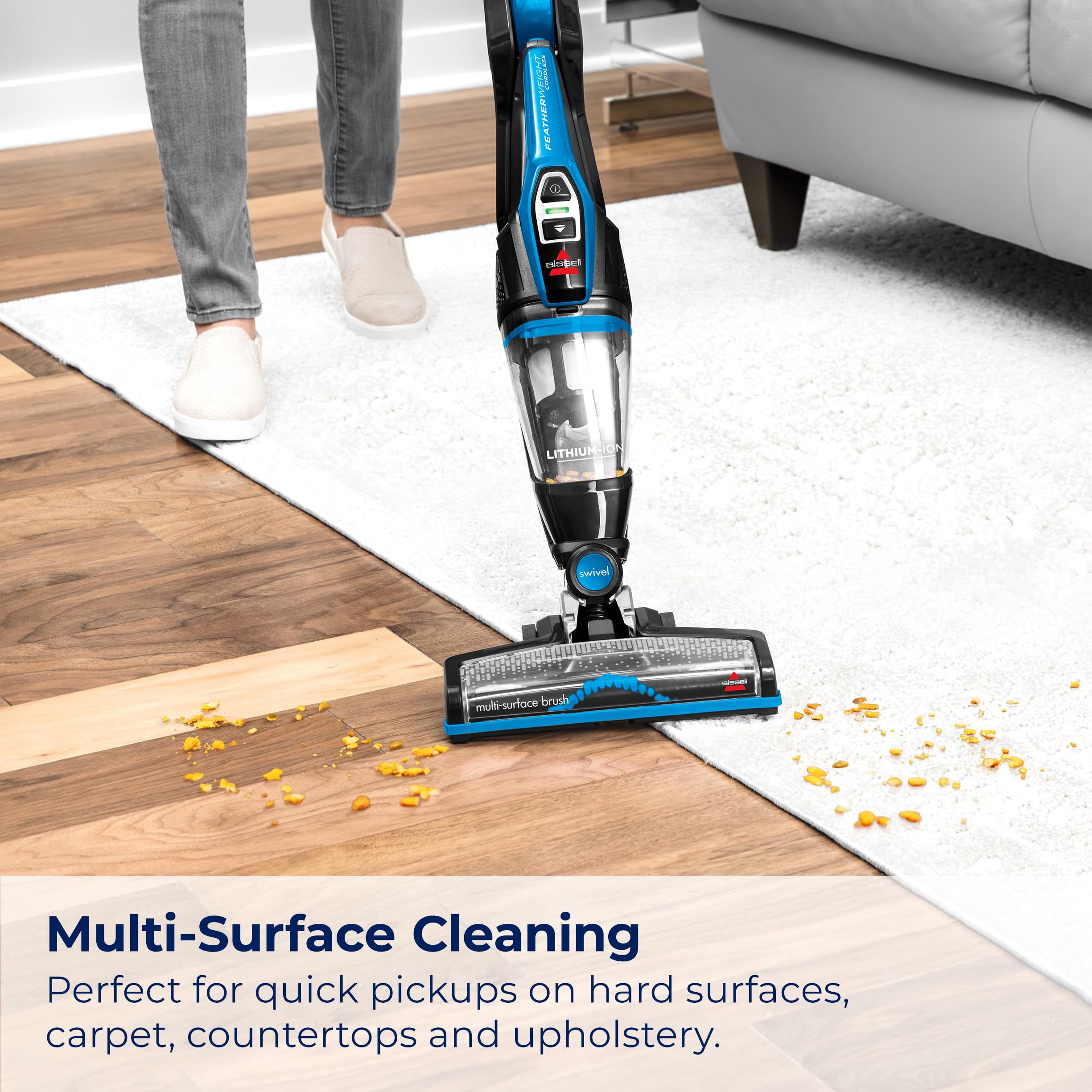 Bissell Featherweight converts to handheld for above-floor tasks