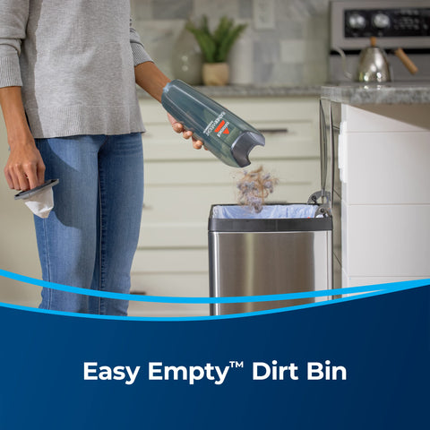 Bissell Featherweight PowerBrush storage and cord management for tidy closets.