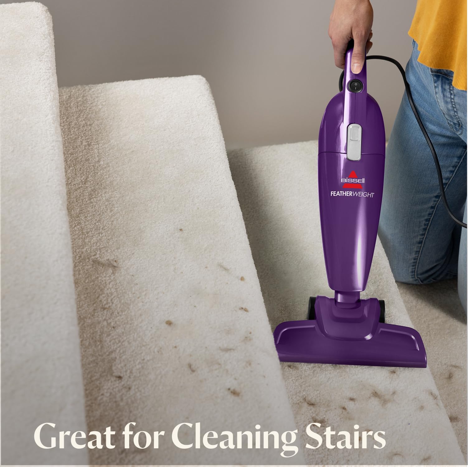 Bissell FeatherWeight stick vacuum crevice tool for tight edges and furniture