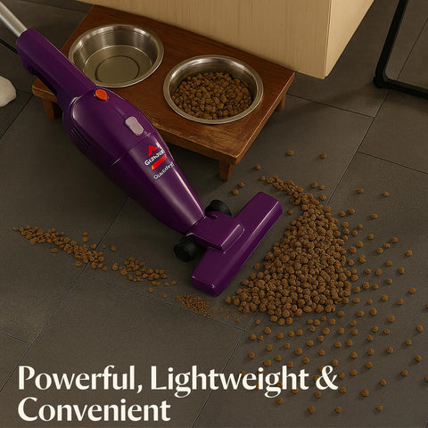Bissell FeatherWeight stick vacuum in handheld mode for easier above-floor cleaning